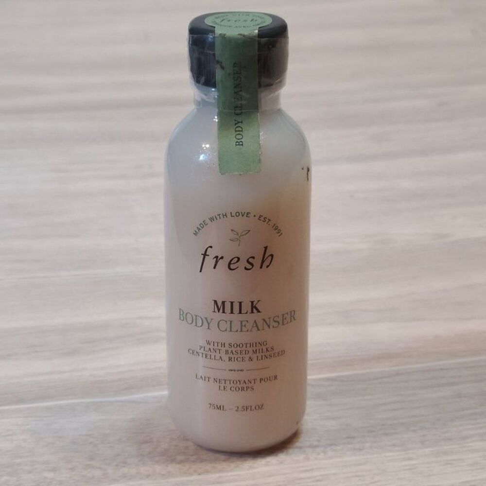 Fresh Milk Body Cleanser Soothing Clean Skin Hydrating Shower Gel Wash 2.5oz